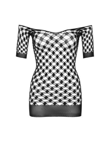 Mini Robe Fence Net Noire - Tenues et Robes - 7