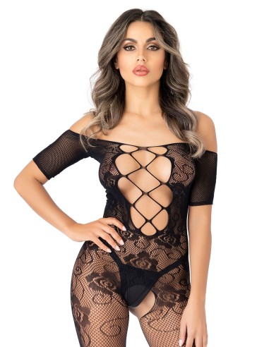 Combinaison Off Shoulder Noire
