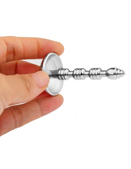 Plug Pénis Électro Acier Shockstain S 6cm - Diamètre 5.5mm Plug Pénis Électro Acier Shockstain S 6cm - Diamètre 5.5mm