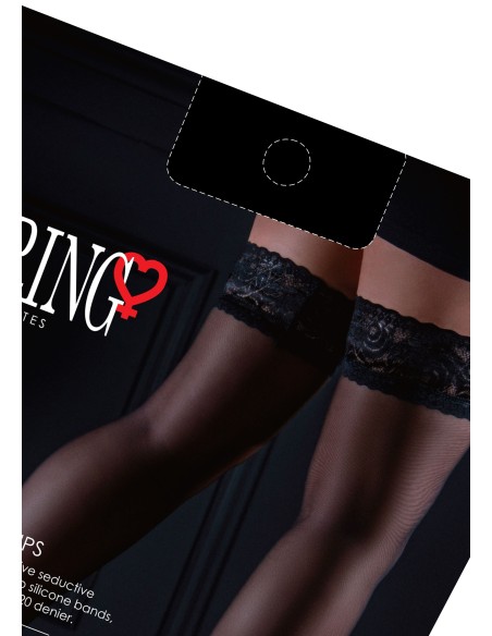 Bas Toucher satin Noirs - Bas et Collants - 8