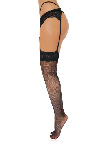 Bas Net Lace Noirs