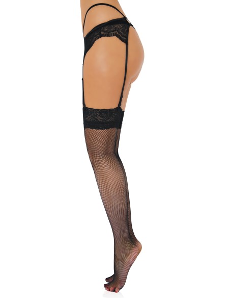 Bas Net Lace Noirs Bas Net Lace Noirs