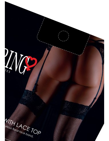 Bas Net Lace Noirs