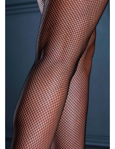 Collants Fishnet Garterbelt Noirs - Bas et Collants - 7