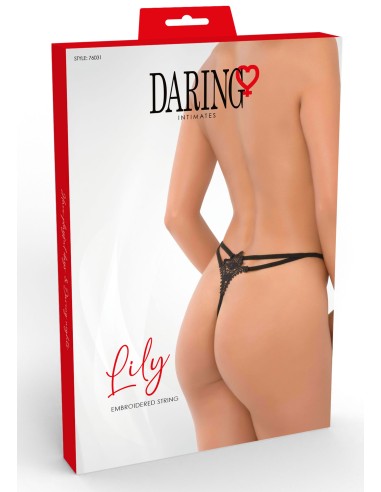 String Lily Noir