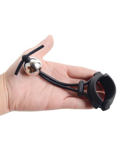 Anneau avec boules pendantes Cock Head Ball M | Poids 360g