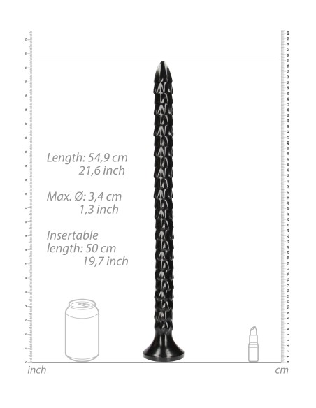 Gode long Scaled Anal Snake L 50 x 3.5cm