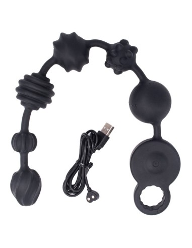 Boules anales vibrantes Beads Vibes M 36 x 4.5cm