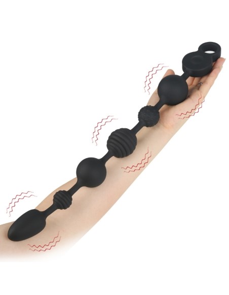 Boules anales vibrantes Beads Vibes M 36 x 4.5cm