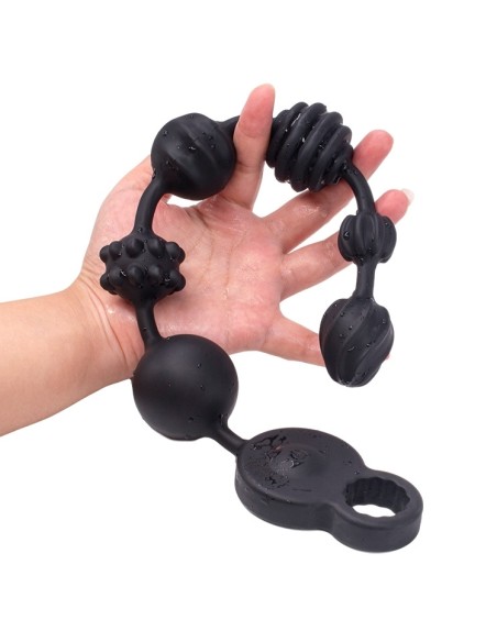 Boules anales vibrantes Beads Vibes M 36 x 4.5cm