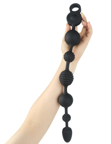 Boules anales vibrantes Beads Vibes M 36 x 4.5cm