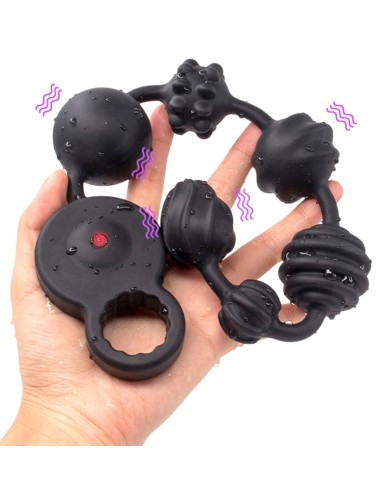 Boules anales vibrantes Beads Vibes M 36 x 4.5cm