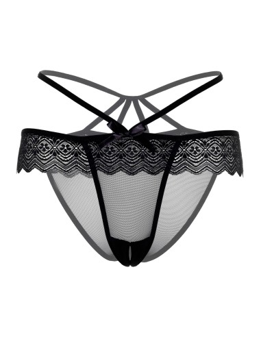 Culotte Tanga sexy Taylor Noire