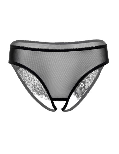 Culotte Ouverte Arrière Nicolette Noire - Strings et Culottes - 4