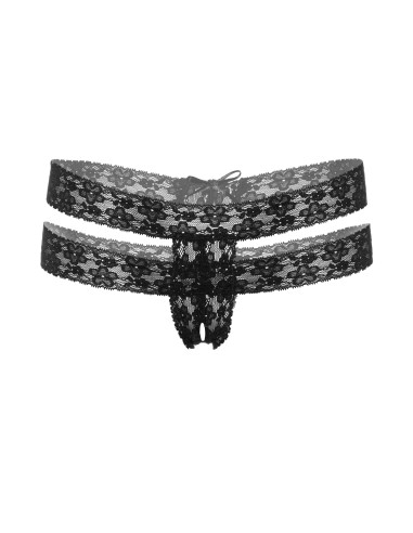 String panty Lucy Noir - Strings et Culottes - 5