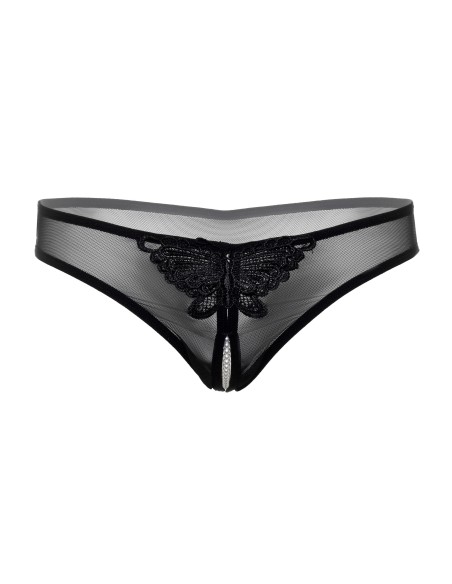 Culotte sexy avec perles Indra Noire - Strings et Culottes - 4