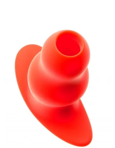 Plug Tunnel Stretch Rouge Small 11 x 5 cm