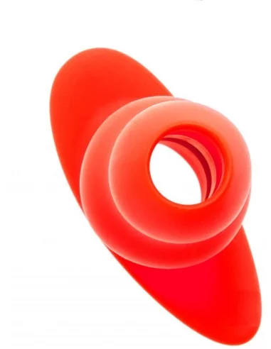 Plug Tunnel Stretch Rouge Small 11 x 5 cm