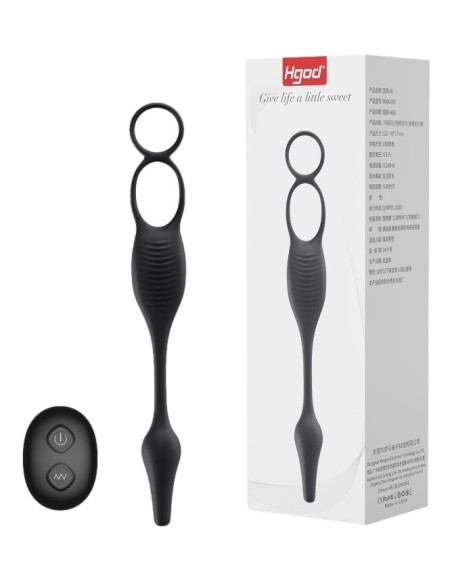 Ballstretcher et Plug vibrant Wedia Vibes 7 x 2.6cm