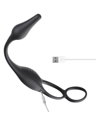 Ballstretcher et Plug vibrant Wedia Vibes 7 x 2.6cm