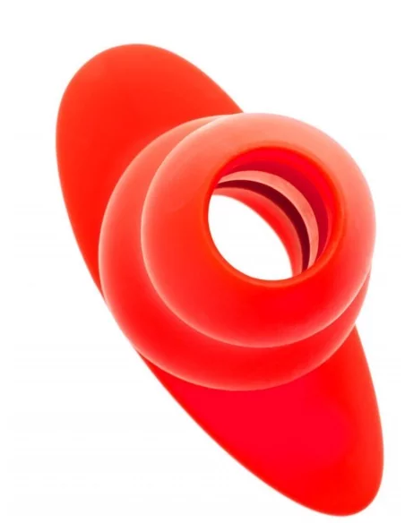 Plug Tunnel Stretch Rouge Medium 13 x 6.4cm