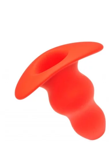 Plug Tunnel Stretch Rouge Medium 13 x 6.4cm