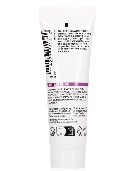 Lubrifiant relaxant Fist it Anal Relaxer 25ml