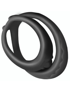 Double Cockring Soft Duo 40mm Noir
