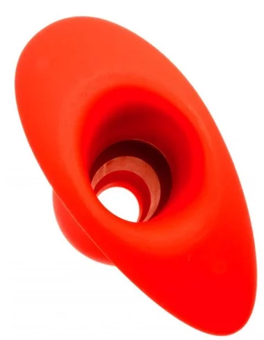 Plug Tunnel Stretch Rouge Large 15 x 7cm