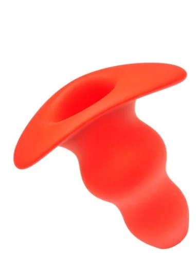Plug Tunnel Stretch Rouge Large 15 x 7cm