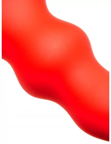 Plug Tunnel Stretch Rouge Large 15 x 7cm