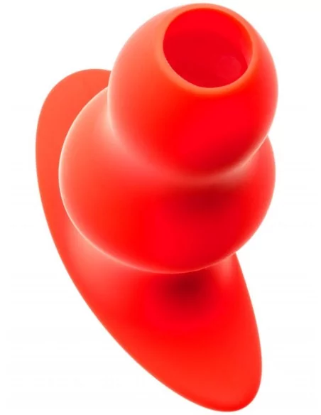 Plug Tunnel Stretch Rouge Extra large 16 x 7.5cm