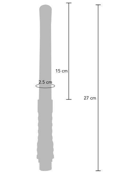 Embout de lavement The Geyser 15 x 2cm
