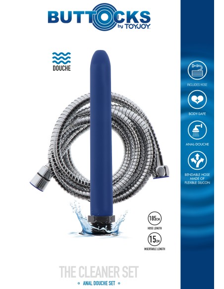 Embout de lavement avec Flexible The Cleaner 15 x 2cm Embout de lavement avec Flexible The Cleaner 15 x 2cm
