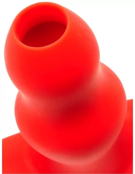 Plug Tunnel Stretch Rouge Extra large 16 x 7.5cm