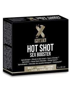 Aphrodisiaque Hot Shot Sex Booster XPower 3 x 20ml