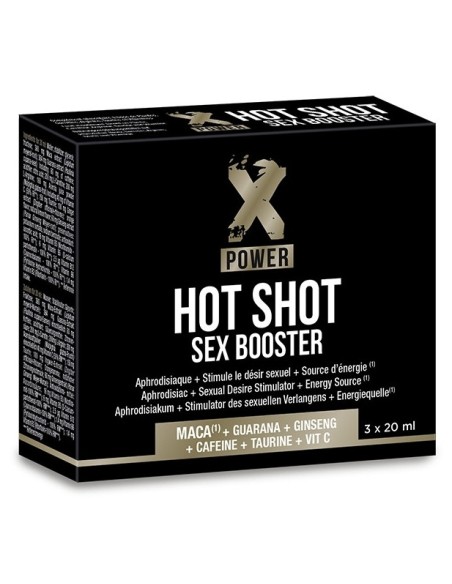Aphrodisiaque Hot Shot Sex Booster XPower 3 x 20ml Aphrodisiaque Hot Shot Sex Booster XPower 3 x 20ml