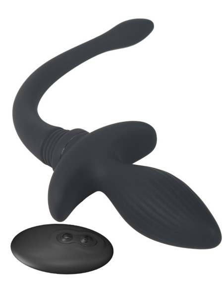 Plug Queue de chien vibrant Puppy Swing 9.5 x 4cm