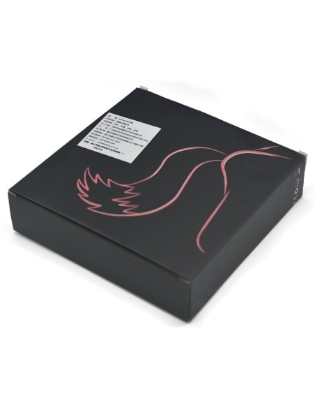 Plug vibrant avec Queue blanche Tail Curve 9 x 3.7cm | Queue 30cm Plug vibrant avec Queue blanche Tail Curve 9 x 3.7cm | Queue 30cm