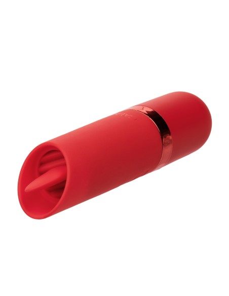 Stimulateur de clitoris avec langue Kyst Flicker Rouge Stimulateur de clitoris avec langue Kyst Flicker Rouge