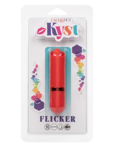 Stimulateur de clitoris avec langue Kyst Flicker Rouge
