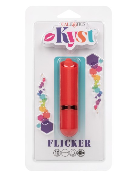 Stimulateur de clitoris avec langue Kyst Flicker Rouge Stimulateur de clitoris avec langue Kyst Flicker Rouge
