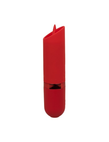 Stimulateur de clitoris avec langue Kyst Flicker Rouge