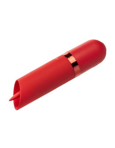Stimulateur de clitoris avec langue Kyst Flicker Rouge