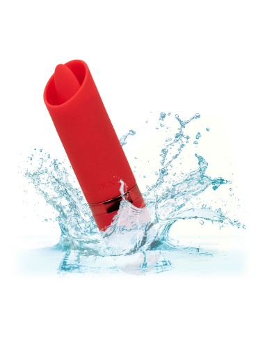 Stimulateur de clitoris avec langue Kyst Flicker Rouge