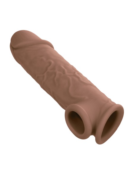 Gaine de pénis Life-like Extension 18 x 4.5cm Marron Gaine de pénis Life-like Extension 18 x 4.5cm Marron