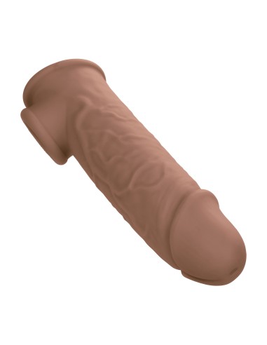 Gaine de pénis Life-like Extension 18 x 4.5cm Marron