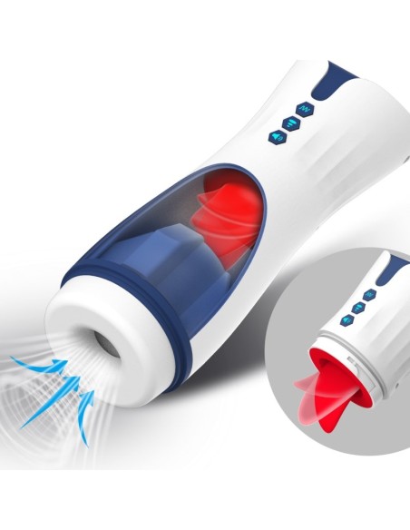 Masturbateur automatique Lick Suck Succion et Langue