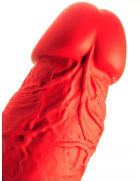 Double gode Stretch N°77 62 x 6.2cm Rouge