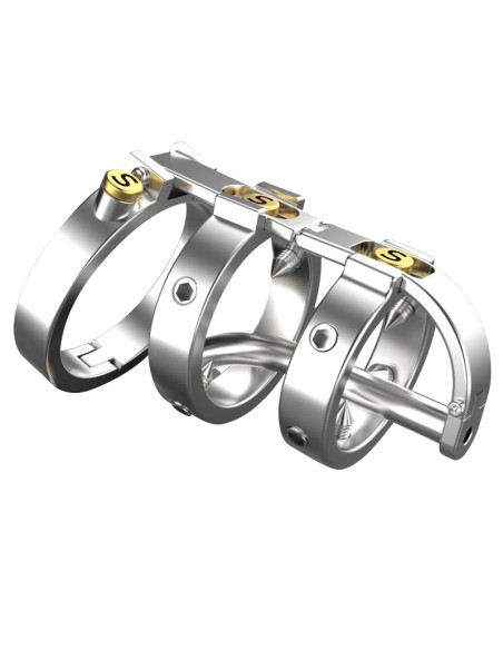 Cage de chasteté avec Tige Full Mechanic 6.5 x 3.5cm Cage de chasteté avec Tige Full Mechanic 6.5 x 3.5cm
